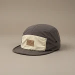 casquette 5 panel coton waxé style urbain - Vue 1 - casquette 5 panel