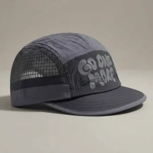 casquette 5 panel nylon respirant randonnée - Vue 2 - casquette 5 panel
