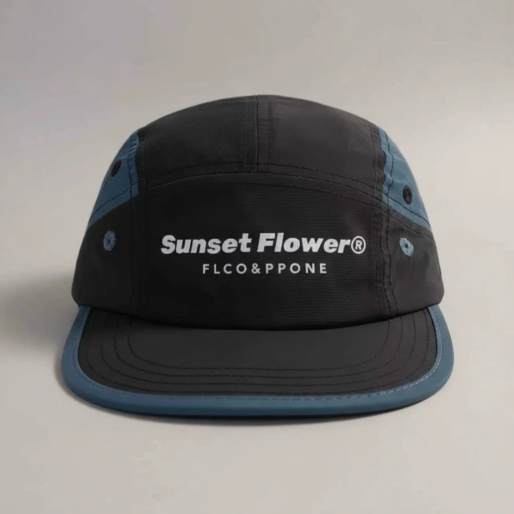 casquette 5 panel sport minimaliste unisexe - Vue 4 - casquette 5 panel