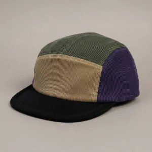 casquette 5 panel velours côtelé style élégant - Vue 1 - casquette 5 panel