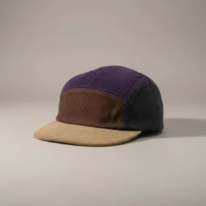 casquette 5 panel velours côtelé style rétro - Vue 1 - casquette 5 panel